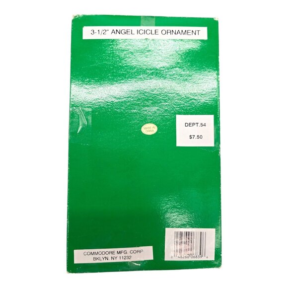 Set Of 12 Commodore Angel Icicle Ornaments 3.5" Vtg Christmas Decorations - Picture 11 of 13